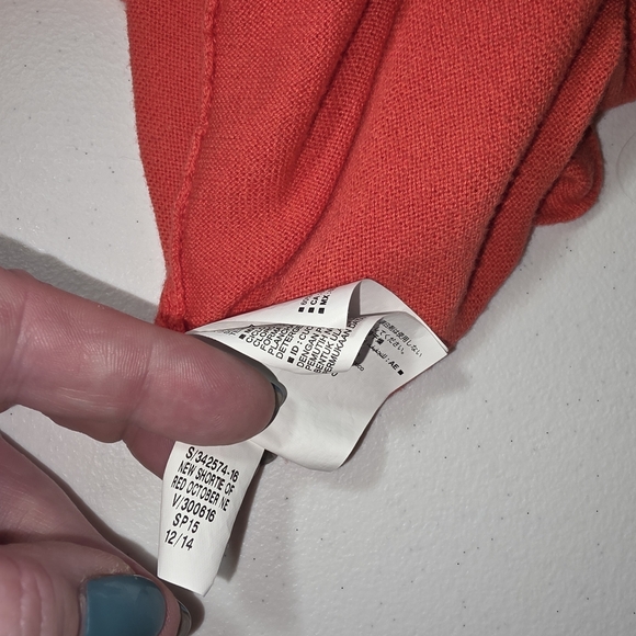 Old Navy Women's Coral Open Front Cardigan Lightweight Knit Sweater XL Cotton - Picture 8 of 8